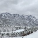 눈덮인 울산바위(DEL PINO 콘도에서) 이미지