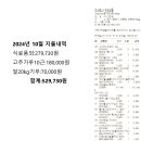 2024년 10월 지출내역 이미지