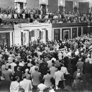 1954년 7월 28일, 미 의회 양원 합동회의 연설 이미지