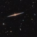 Galaxy NGC 4565: Coma의 최첨단 기술 이미지