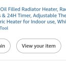 Oil filled radiator heater 이미지