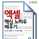 엑셀 핵심노하우 배우기. Excel, Access. 책소개 이미지