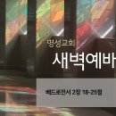 영성일기 2024.03.05. (화) 새벽기도회 (찬송) 303장 날 위하여 십자가의 (성경) 벧전 2:18-25 이미지