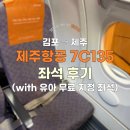 135 | 제주항공 7C135 좌석 후기 (with 유아 무료 지정 좌석)