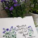수채화캘리그라피 이미지