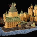 레고로 만든 호그와트 마법학교 이미지
