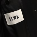SLWK / 블랙 드랍 숄더 코트 / M 이미지
