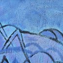 ★★★ 김환기 산 Montagne Mountain H68.3 W108.5 / 40M Mixed Media on canvas 이미지