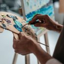 서양화(연필파스텔화) 이미지