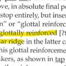 preglottalization (glottal reinforcement) 이미지