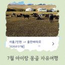 직판여행사 | [몽골] 7월 여름방학, 아이와 여행사 없이 떠나는 4박 5일 자유여행 프롤로그! (몽골항공/테를지 에어...