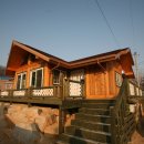 통나무집 이미지