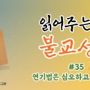 읽어주는 불교성전35 - 연기법은 심오하고 심오하다 이미지