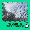 아산조경 | 하남 남한산성 나무 조경 및 가지치기 후기