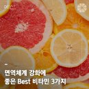 면역체계 강화에 좋은 Best 비타민 3 이미지