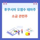 후쿠시마 오염수 테마주-소금 관련주 테마주 수혜주