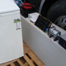캠핑카 자작용품(DC냉장고96L,하나로충전기,메인콘트롤판넬,물통,압력펌프,감지기) 이미지