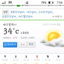 흔한 대구의 주간날씨 이미지