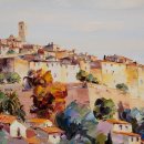 샤갈의 마을 이미지