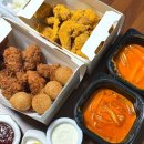 배달떡볶이 | bhc 핫후라이드 콤보 뿌링클 콤보 분모자 로제 떡볶이 배달 후기