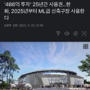 '486억 투자' 25년간 사용권... 한화, 2025년부터 MLB급 신축구장 사용한다 이미지