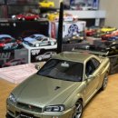 1:18 / 오토아트 / 닛산 스카이라인 GTR R34 V스펙2 뉘르 밀레니엄 제이드 초판 1000대한정 이미지
