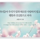 그리스도를 닮아감 E–1 사랑 - 요한일서(1John) 3장 18절 이미지