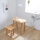 바우주방 | 좁은 주방 인테리어 완성! 바우미스트 에비히 소나무 원목 테이블 실물 후기