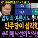 압도적 여론에도 추미애를 낙선시킨 민주당이 심각한 진짜이유! / 추미애 낙선의 반작용! 이재명 연임! 이미지