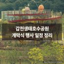 갑천지구 친수구역 생태호수공원 조성공사 | 대전 갑천생태호수공원 개장식 총정리 - 불꽃쇼·주차장·셔틀버스 정보까지