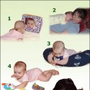 기기 전 아기에게 필수 놀이, 터미타임(tummy time) 이미지