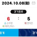 20241008 KBO 준플레이오프 3차전 경기결과 이미지