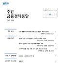 [주간 금융경제동향 제6권 3호] 도이치뱅크發 유럽 은행 주가 급락 배경과 시사점 外 - 우리금융연구소 이미지