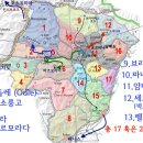 돌로미테, 볼차노의 서부와 코르티나 담페조의 동부 나누어 진다 이미지