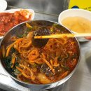 콜라겐분식 | 군산 공설시장 서비스분식 : 군산 여행 매운잡채 순대볶음 현지인 후기