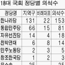 18대 국회의원 투표결과 이미지