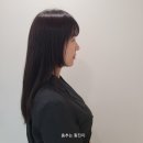 청담동미용실 루아나 애솔 대표원장님께 히메컷 커트 네이비 염색으로 여름 헤어변신 성공
