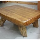97.작은 통나무 테이블,통원목 미니 탁자,대구 통나무 탁자,통나무 거실 테이블,고가구 탁자,작은 미니 뿌리 탁자 이미지