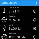 온습도계 어플 - Galaxy Sensors 이미지