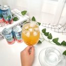 풀무원샘물(주) | 풀무원샘물 브리지톡 사과 캔 탄산수 추천 사과 유자에이드 만들기