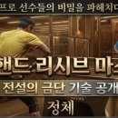 "백핸드 리시브 고수의 비밀"과 "이 방법의 횡스핀 정체" 이미지