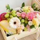 문정농산 | 송파 첫인사 상견례 명절 선물 생화장식 과일박스 정담향