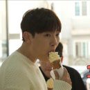 7월8일 전지적 참견시점 고래 아이스크림 먹으러 장생포 고래마을 온 김민석X친구들 배불러서 신난 민석 영상 이미지