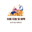 치매 지원 혜택 이미지