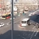 중국 버스화재 탈출영상 이미지