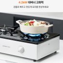 1112 | 경동나비엔 2구 화이트 가스레인지 GRF-1112 도시가스형 추천, 주방 분위기 화사해짐