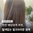 티앤미 | 웨딩염색 시기, 로드앤미 천안점 밀크브라운 후기