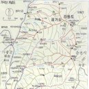 몽가북계(몽덕산-가덕산-북배산-계관산)종주 산행지도 및 대중교통정보 이미지