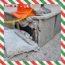 역삼-1283 | 주차장 입구 대리석 부서짐 사고 수리 교체