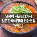 시골집달봉아24시얼큰한뼈해장국 | 가족 점심으로 든든하게 먹은 [달봉아 시골집 24시 얼큰한 뼈해장국 천안본점] 내돈내산 후기